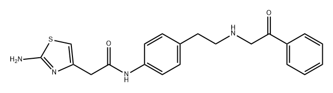 4-Thiazoleacetamide, 2-amino-N-[4-[2-[(2-oxo-2-phenylethyl)amino]ethyl]phenyl]-|米拉贝隆杂质84