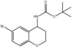 (6-溴色满-4-基)氨基甲酸叔丁酯,1376933-61-7,结构式