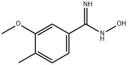 N-Hydroxy-3-methoxy-4-methylbenzenecarboximidamide 结构式