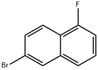 Naphthalene, 6-bromo-1-fluoro- Structure