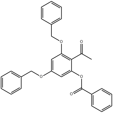 Ethanone, 1-[2-(benzoyloxy)-4,6-bis(phenylmethoxy)phenyl]-