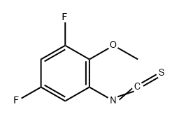 Benzene, 1,5-difluoro-3-isothiocyanato-2-methoxy-,1378078-58-0,结构式