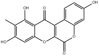 黄细心酮 F 结构式