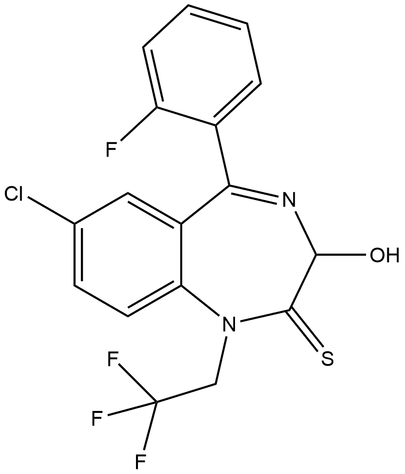 Quazepam Impurity 3 Structure