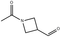 3-Azetidinecarboxaldehyde, 1-acetyl- Struktur