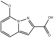 7-Methoxypyrazolo[1,5-a]pyridine-2-carboxylic acid,1378472-17-3,结构式