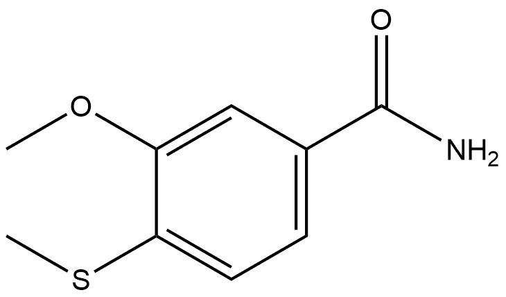 3-Methoxy-4-(methylthio)benzamide|