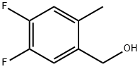 Benzenemethanol, 4,5-difluoro-2-methyl- Structure