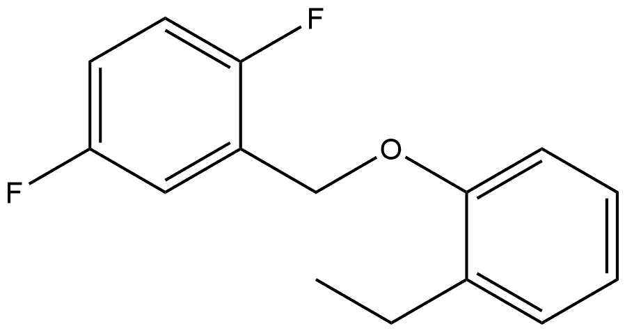 2-[(2-Ethylphenoxy)methyl]-1,4-difluorobenzene Structure