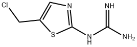 Guanidine, N-[5-(chloromethyl)-2-thiazolyl]- Struktur