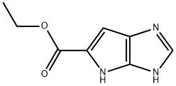 Ethyl 3,4-dihydropyrrolo[2,3-d]imidazole-5-carboxylate 化学構造式