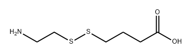 4-[(2-氨乙基)二硫]-丁酸, 1378838-23-3, 结构式