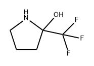 2-Pyrrolidinol, 2-(trifluoromethyl)- Struktur