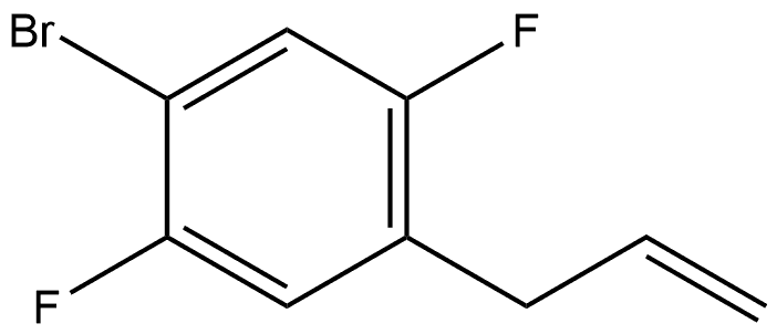 1-Bromo-2,5-difluoro-4-(2-propen-1-yl)benzene Structure