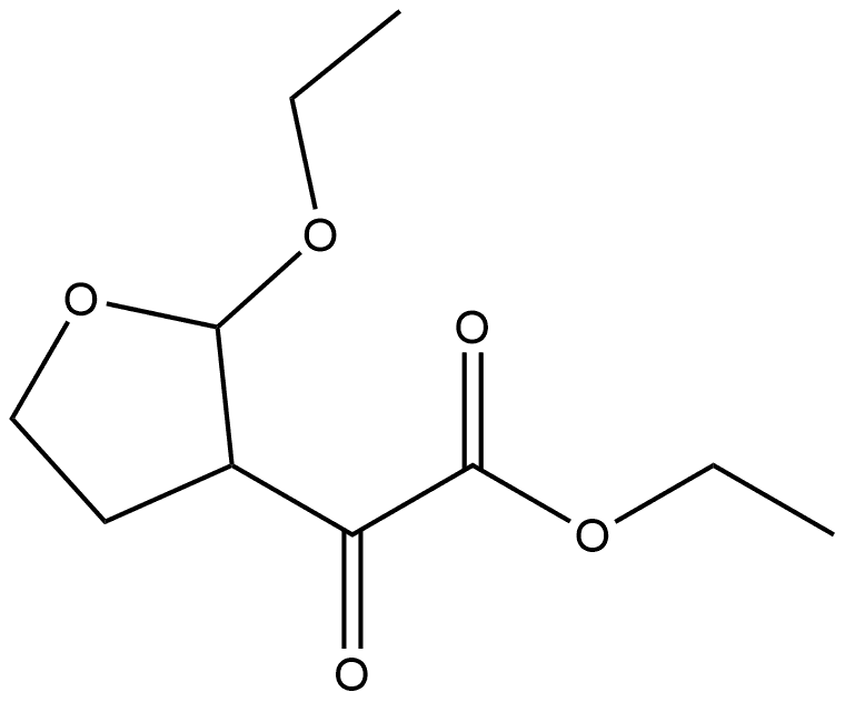 3-Furanacetic acid, 2-ethoxytetrahydro-α-oxo-, ethyl ester