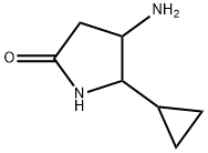 2-Pyrrolidinone, 4-amino-5-cyclopropyl- 化学構造式
