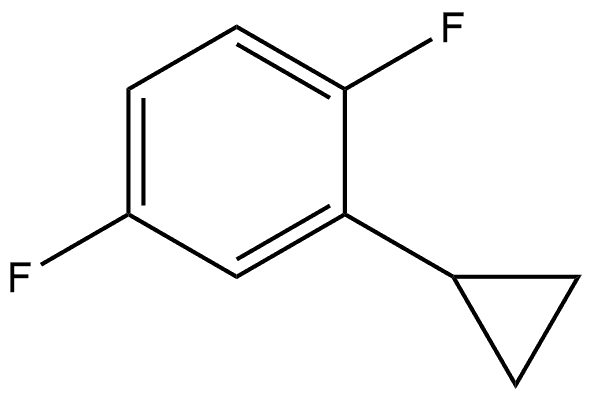 2-Cyclopropyl-1,4-difluorobenzene,1379098-48-2,结构式