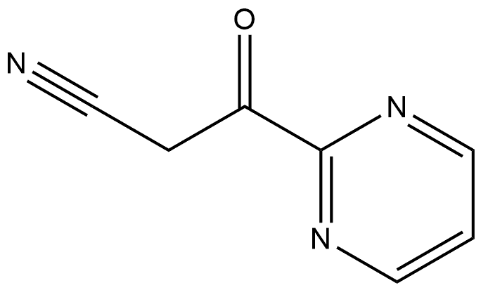 3-氧代-3-(2-嘧啶基)丙腈,1379108-70-9,结构式