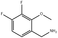 Benzenemethanamine, 3,4-difluoro-2-methoxy- Struktur