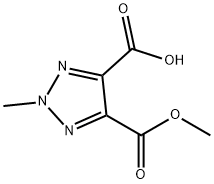 2H-1,2,3-Triazole-4,5-dicarboxylic acid, 2-methyl-, 4-methyl ester 结构式