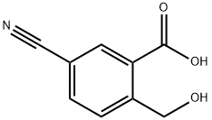 Benzoic acid, 5-cyano-2-(hydroxymethyl)- Struktur