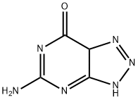 7H-1,2,3-Triazolo[4,5-d]pyrimidin-7-one, 5-amino-3,7a-dihydro- Structure