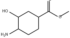 Cyclohexanecarboxylic acid, 4-amino-3-hydroxy-, methyl ester Structure