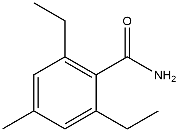2,6-Diethyl-4-methylbenzamide 化学構造式