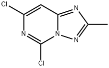 5,7-Dichloro-2-methyl-[1,2,4]triazolo[1,5-c]pyrimidine Structure