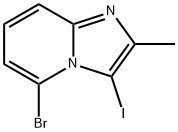 Imidazo[1,2-a]pyridine, 5-bromo-3-iodo-2-methyl-,1379312-03-4,结构式