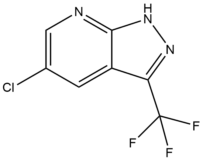 5-chloro-3-(trifluoromethyl)-1H-pyrazolo[3,4-b]pyridine Structure