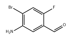 5-氨基-4-溴-2-氟苯甲醛,1379321-65-9,结构式