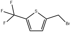 Thiophene, 2-(bromomethyl)-5-(trifluoromethyl)- Structure