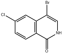 4-Bromo-6-chloroisoquinolin-1(2H)-one Structure