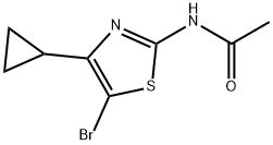 N-(5-Bromo-4-cyclopropyl-2-thiazolyl)acetamide Struktur