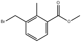 Benzoic acid, 3-(bromomethyl)-2-methyl-, methyl ester Structure