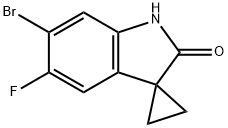 Spiro[cyclopropane-1,3'-[3H]indol]-2'(1'H)-one, 6'-bromo-5'-fluoro-|6'-溴-5'-氟螺[环丙烷-1,3'-吲哚]-2'-酮