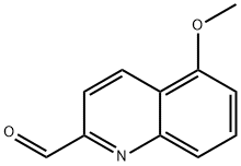 2-Quinolinecarboxaldehyde, 5-methoxy- 结构式