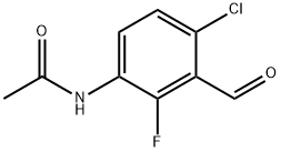 Acetamide, N-(4-chloro-2-fluoro-3-formylphenyl)- Struktur