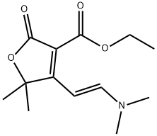 Ethyl 4-[(1E)-2-(dimethylamino)ethenyl]-2,5-dihydro-5,5-dimethyl-2-oxo-3-furancarboxylate