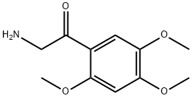 Ethanone, 2-amino-1-(2,4,5-trimethoxyphenyl)- Struktur