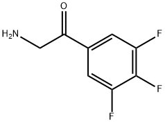 2-氨基-1-(3,4,5-三氟苯基)乙烷-1-酮 结构式