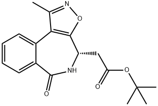 4H-Isoxazolo[5,4-d][2]benzazepine-4-acetic acid, 5,6-dihydro-1-methyl-6-oxo-, 1,1-dimethylethyl ester, (4S)- 化学構造式