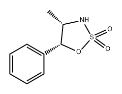 1,2,3-Oxathiazolidine, 4-methyl-5-phenyl-, 2,2-dioxide, (4S,5R)- 化学構造式