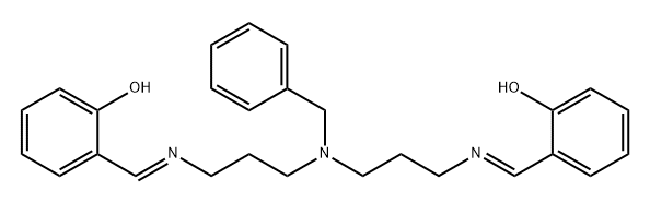 Phenol, 2,2'-[[(phenylmethyl)imino]bis[3,1-propanediyl-(E)-nitrilomethylidyne]]bis-