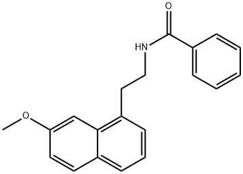 Benzamide, N-[2-(7-methoxy-1-naphthalenyl)ethyl]-,138112-87-5,结构式