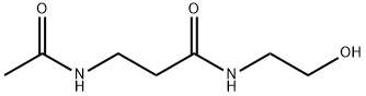 3-acetamido-N-(2-hydroxyethyl)propanamide Structure