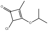 2-Cyclobuten-1-one, 4-chloro-2-methyl-3-(1-methylethoxy)- Structure