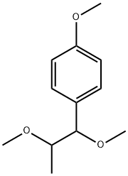 Benzene, 1-(1,2-dimethoxypropyl)-4-methoxy- Structure