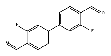 [1,1'-BIPHENYL]-4,4'-DICARBOXALDEHYDE, 3,3'-DIFLUORO- 结构式